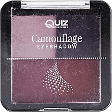 PRZECENA! Poczwórny cień do powiek - Quiz Cosmetics Camouflage Eyeshadow 4 * — Zdjęcie N3