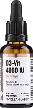Suplement diety D3-Vit 4000 IU z witaminą D i oliwą z oliwek - Pharmovit Clean label D3-Vit 4000 IU Oil Active — Zdjęcie N1