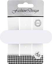 Automatyczna spinka do włosów Fashion Design, 28403, biała - Top Choice Fashion Design HQ Line  — Zdjęcie N1
