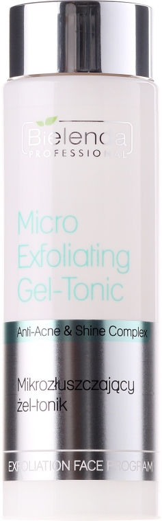 Mikrozłuszczający żel-tonik do twarzy - Bielenda Professional Micro-Exfoliating Gel-Tonic