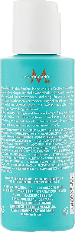 Szampon zwiększający objętość włosów - Moroccanoil Extra Volume Shampoo — Zdjęcie N2
