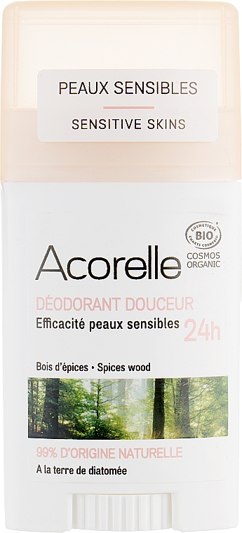 Żelowy dezodorant w sztyfcie - Acorelle Deodorant Stick Gel Spices Wood — Zdjęcie N1
