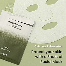 Maseczka do twarzy w płachcie - Heimish Matcha Biome Low pH Hydrating Mask Sheet — Zdjęcie N2