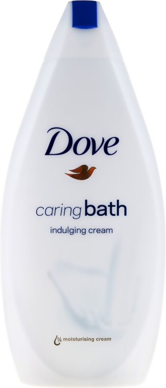 Nawilżajacy krem do kąpieli - Dove Indulging Cream Caring Bath — Zdjęcie N1