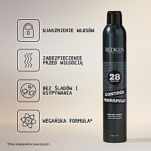 Mocny lakier do włosów - Redken Control Addict 28 Extra High-Hold Hairspray — Zdjęcie N3