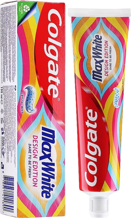 PRZECENA! Wybielająca pasta do zębów - Colgate Max White Design Edition * — Zdjęcie N1