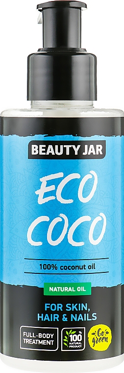 Naturalne masło do ciała z olejem kokosowym - Beauty Jar Eco Coco — Zdjęcie N1