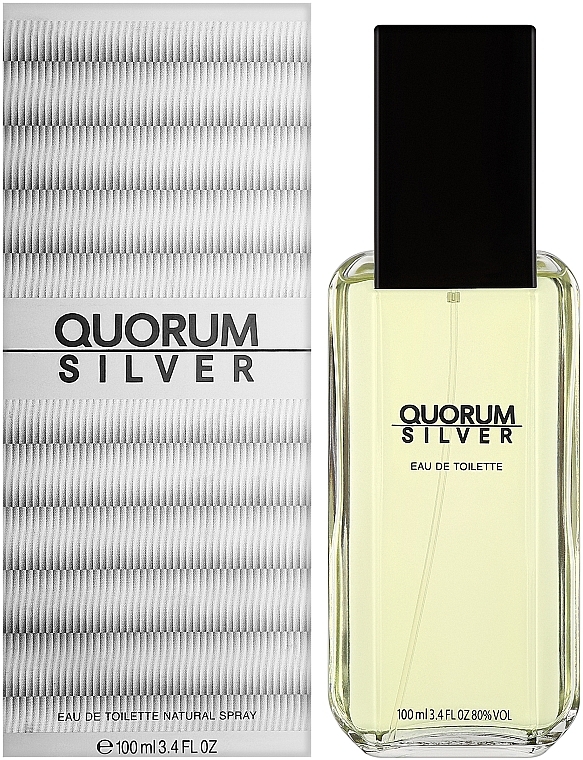Antonio Puig Quorum Silver - Woda toaletowa — Zdjęcie N2