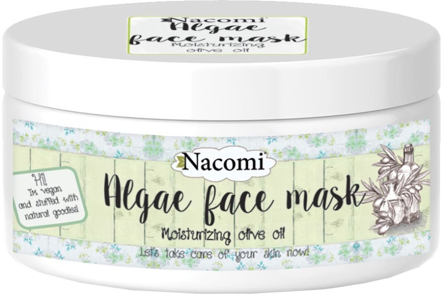 Algowa maska do twarzy Oliwka - Nacomi Algae Face Mask — Zdjęcie N1