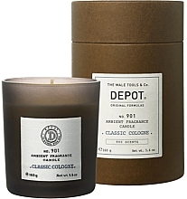 Klasyczna świeca o zapachu wody kolońskiej - Depot 901 Ambient Fragrance Candle  — Zdjęcie N1