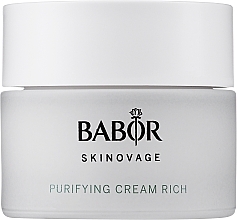 Kup Przeciwstarzeniowy krem do twarzy do skóry tłustej, zanieczyszczonej i dojrzałej - Babor Skinovage Purifying Cream Rich