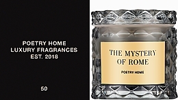 Poetry Home The Mystery Of Rome Candle - Świeca zapachowa — Zdjęcie N2