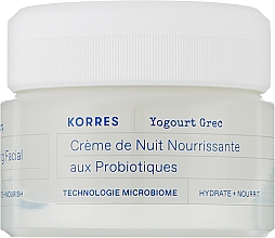Krem do twarzy na noc z probiotykami - Korres Greek Yoghurt Probiotic Quench Sleeping Facial — Zdjęcie N1