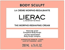 Remodelujący krem do ciała - Lierac Body Sculpt The Morpho-Remodelling Cream — Zdjęcie N2