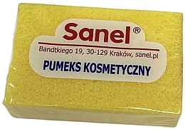 Kup Pumeks kosmetyczny, żółty - Sanel