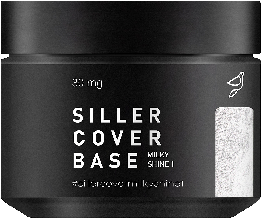 Baza do paznokci, 30 ml - Siller Professional Cover Base Milky Shine — Zdjęcie N1