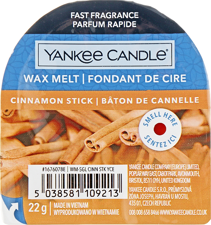 Wosk zapachowy - Yankee Candle Cinnamon Stick Wax Melt — Zdjęcie N1