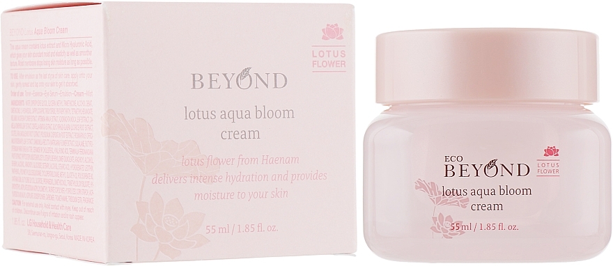 Nawilżający krem ​​do twarzy z ekstraktem z lotosu - Beyond Lotus Aqua Bloom Cream