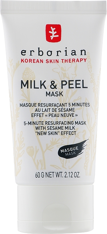 Wygładzająco-peelingująca maska do twarzy - Erborian Milk & Peel Mask — Zdjęcie N2