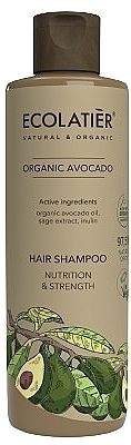 Odżywczy szampon do włosów - Ecolatier Organic Avocado Shampoo — Zdjęcie N1