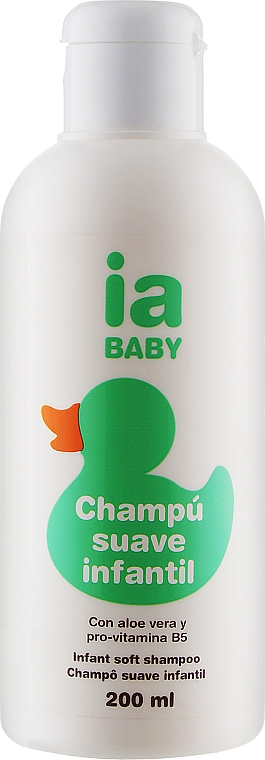 Łagodny szampon dla dzieci z ekstraktem z aloesu i prowitaminą B5 - Interapothek Baby Champu Suave Infantil — Zdjęcie N1