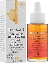 Rozświetlający olejek z witaminą C - Derma E Vitamin C Glow Face Oil — Zdjęcie N2