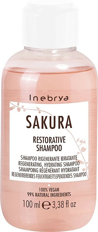 Rewitalizujący szampon do włosów - Inebrya Sakura Restorative Shampoo — Zdjęcie N1