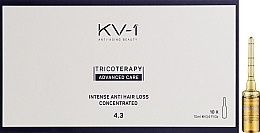 Koncentrat w ampułce przeciw wypadaniu włosów 4,3 - KV-1 Tricoterapy Intense Anti Hair Loss Concentrated — Zdjęcie N2