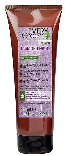 Krem regenerujący do włosów zniszczonych - EveryGreen Damaged Hair Cream — Zdjęcie N1