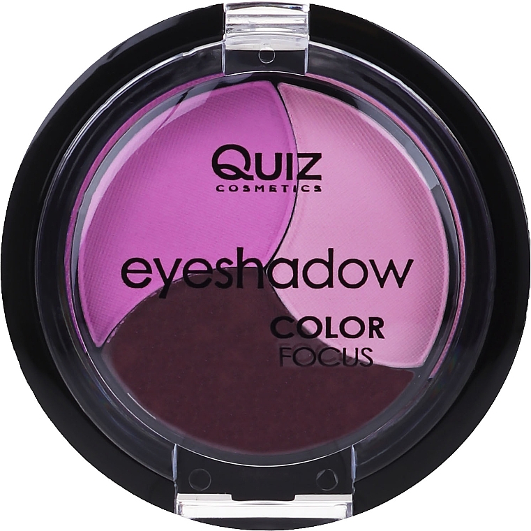 Potrójny cień do powiek - Quiz Cosmetics Color Focus Eyeshadow 3 — Zdjęcie N2