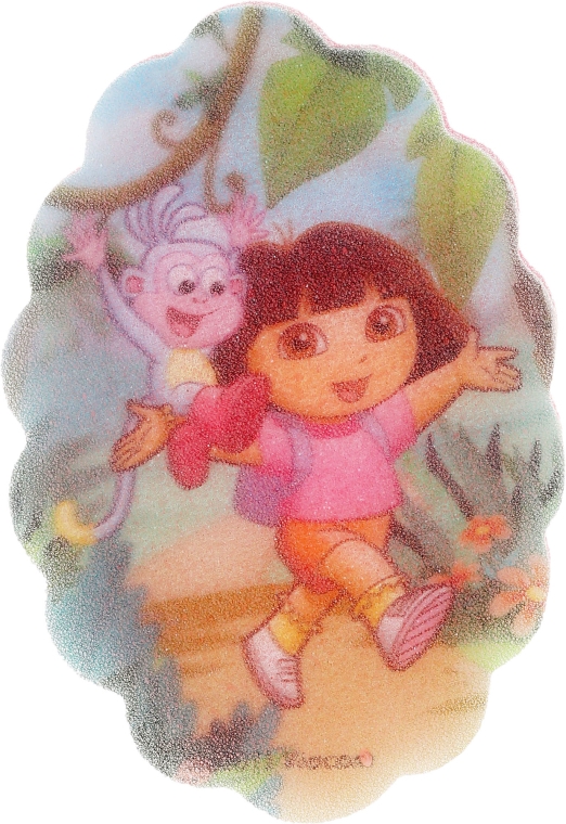 Gąbka do kąpieli dla dzieci Dora, 169-2 czerwona - Suavipiel Dora Bath Sponge — Zdjęcie N1