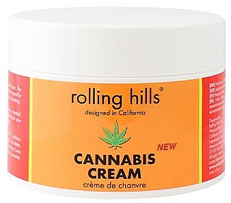Rewitalizujący krem do ciała z konopiami - Rolling Hills Cannabis Cream — Zdjęcie N1