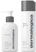 Zestaw - Dermalogica Double Cleanse Full Size (oil/150ml + clean/gel/250ml) — Zdjęcie N2