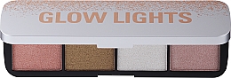 Paleta rozświetlaczy - Revolution Glow Lights Highlighter — Zdjęcie N1