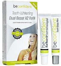 Kup Zestaw - Beconfident Teeth Whitening Dual Boost X2 Kit Refill (teeth/gel/10mlx2)
