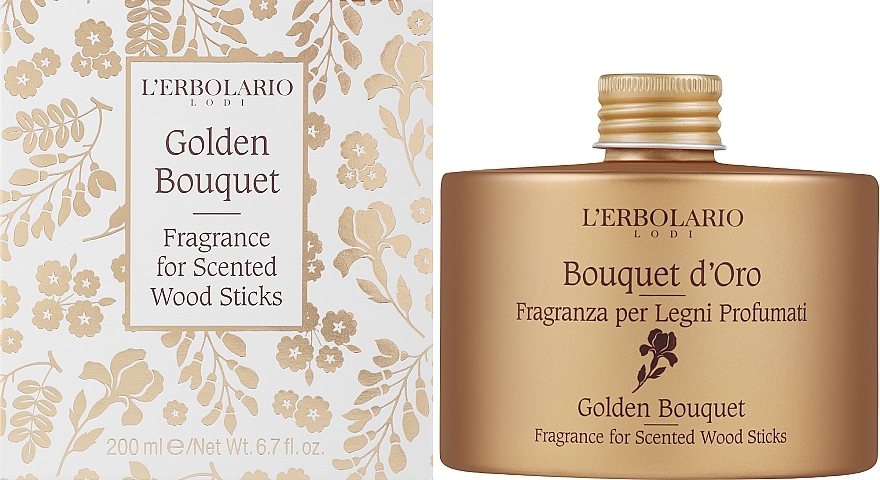 L'Erbolario Golden Bouquet - Dyfuzor zapachowy — Zdjęcie N2