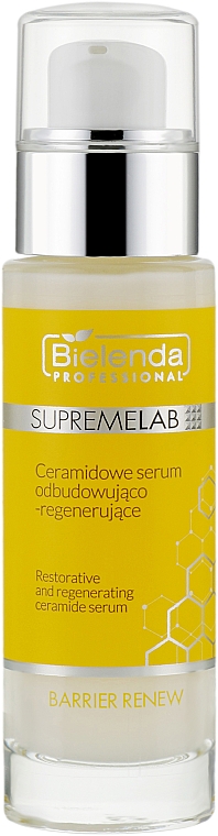 Serum do twarzy o działaniu rewitalizującym i regenerującym - Bielenda Professional SupremeLab Barrier Renew Restorative And Regenerating Ceramide Serum