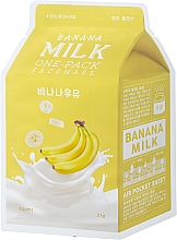 Kup Odżywcza maska na tkaninie do twarzy Banan - A'Pieu Milk One-Pack Nourishing Banana