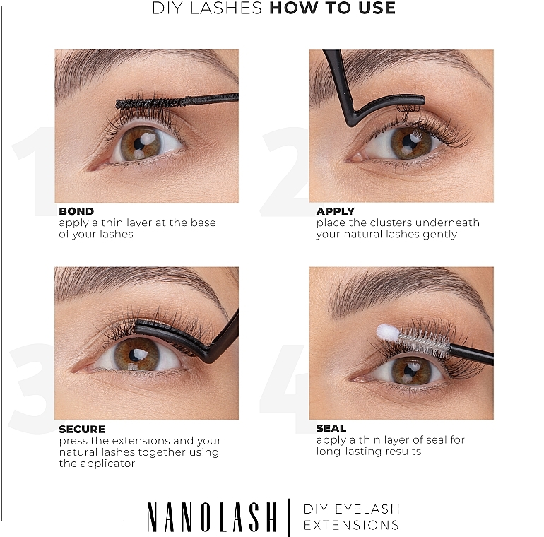 Sztuczne rzęsy - Nanolash Diy Eyelash Extensions Fantasy — Zdjęcie N7