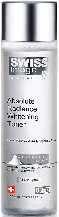 Tonik do twarzy - Swiss Image Whitening Care Absolute Radiance Whitening Toner  — Zdjęcie N1