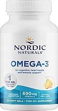 Suplement diety o smaku cytrynowym Omega 3 - Nordic Naturals Omega-3 Lemon — Zdjęcie N1