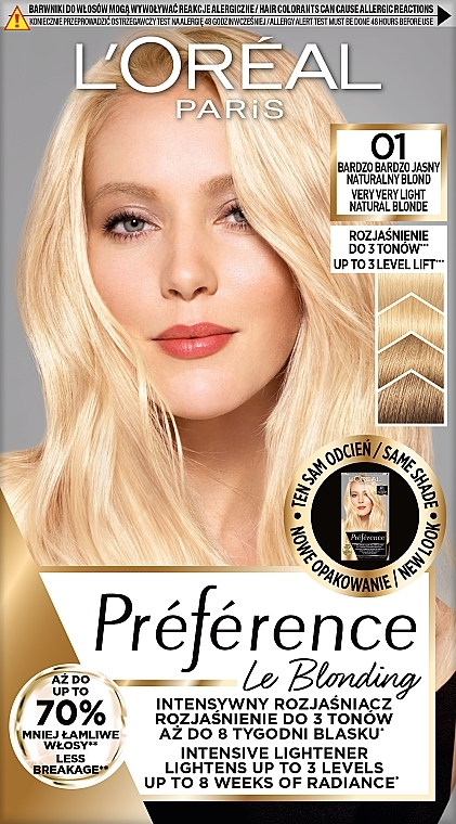 Farba do włosów - L'Oreal Paris Preference Le Blonding — Zdjęcie N1