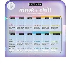 Kup Zestaw maseczek do twarzy - Freeman Feeling Beautiful 12-Piece Mask + Chill (mask/12x7ml)