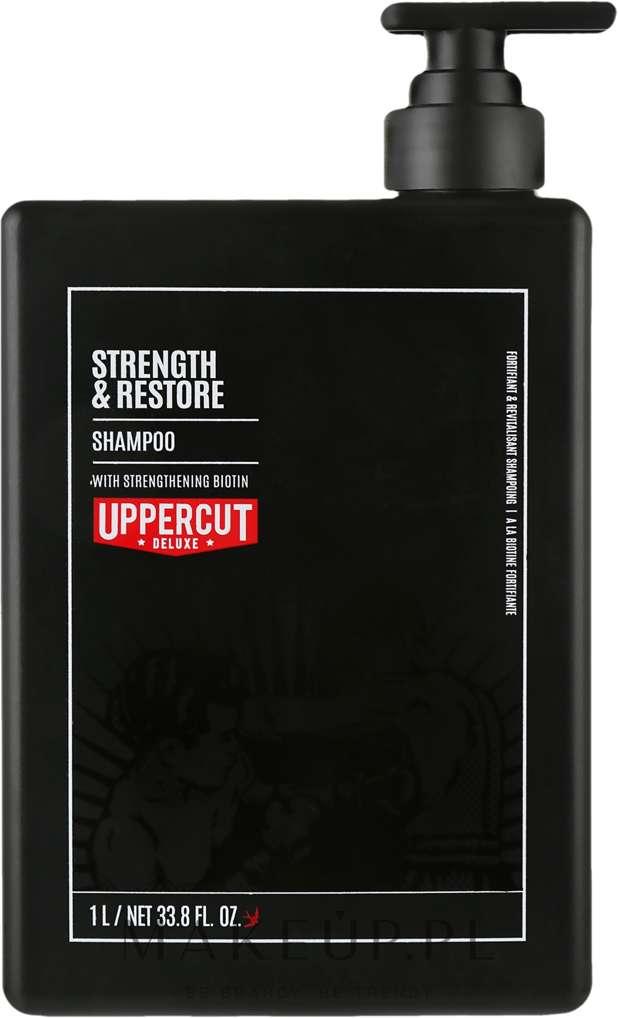 Szampon do włosów dla mężczyzn Siła i regeneracja - Uppercut Strength and Restore Shampoo — Zdjęcie 1000 ml