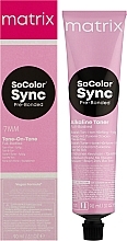 Farba bez amoniaku do koloryzacji włosów ton w ton - Matrix Color Sync — Zdjęcie N2
