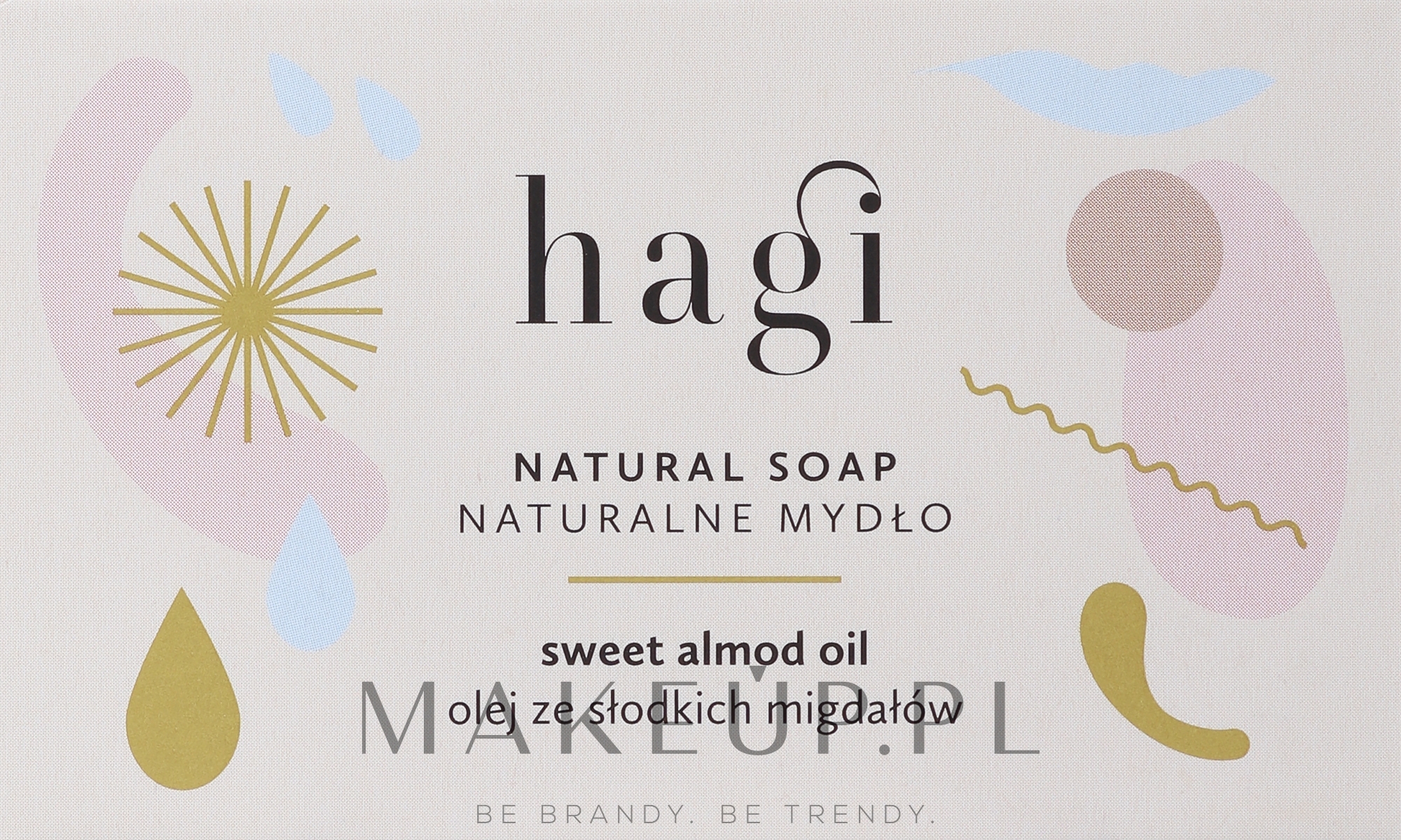 Naturalne mydło z olejem migdałowym - Hagi Woda — Zdjęcie 100 g