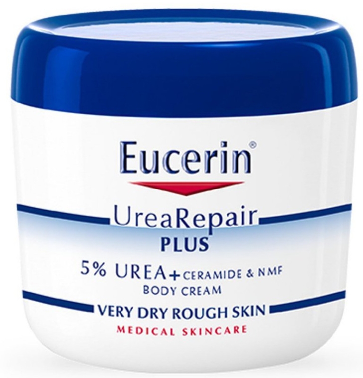 Nawilżający krem do skóry bardzo suchej - Eucerin UreaRepair Plus Body Cream 5% — Zdjęcie N1