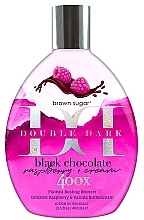 Kup Balsam do opalania Malina i czekolada - Brown Sugar Double Dark Black Chocolate Raspberry Cream 400X Plateau Busting Bronzer Tanning Lotion