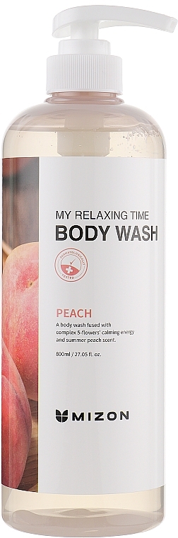 Żel pod prysznic Brzoskwinia - Mizon My Relaxing Time Body Wash Peach — Zdjęcie N1