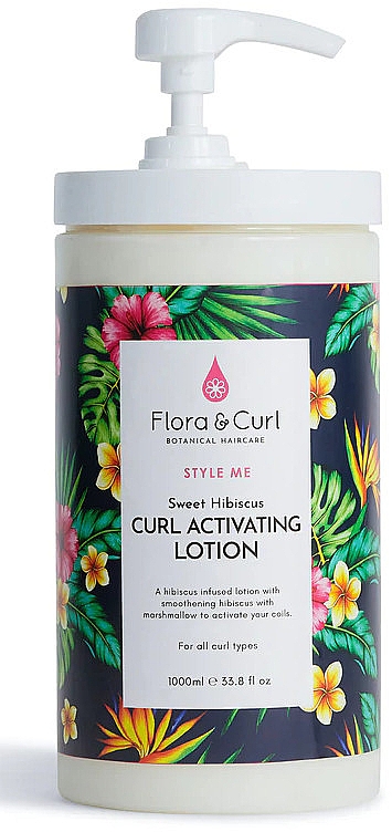 Aktywujący balsam do włosów kręconych - Flora & Curl Style Me Sweet Hibiscus Curl Activating Lotion — Zdjęcie N2